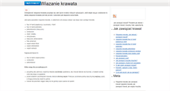 Desktop Screenshot of jakzawiazackrawat.mezczyzna.eu